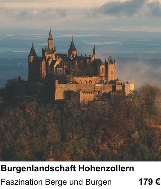 Anschaulicher Fotokurs rund um Burgenlandschaft Hohenzollern: Faszination Berge und Burgen