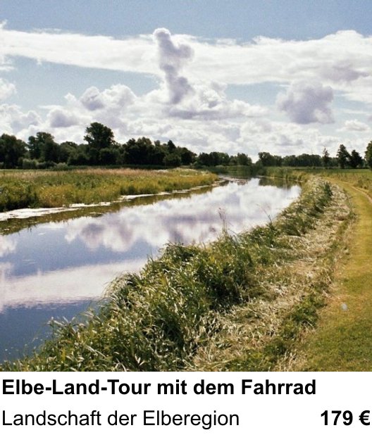 Anschaulicher Fotokurs rund um Elbe-Land-Tour mit dem Fahrrad: Landschaft der Elberegion