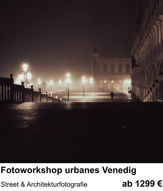 Anschaulicher Fotokurs rund um Fotoworkshop urbanes Venedig: Street & Architekturfotografie