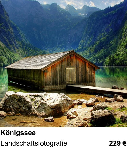 Anschaulicher Fotokurs rund um Königssee: Landschaftsfotografie