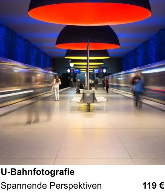 Fotoworkshop zum Thema U-Bahnfotografie in Braunschweig: Spannende Perspektiven