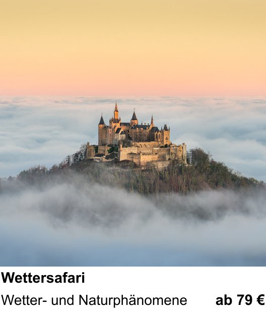 Anschaulicher Fotokurs rund um Wettersafari: Wetter- und Naturphänomene