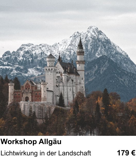 Anschaulicher Fotokurs rund um Workshop Allgäu: Lichtwirkung in der Landschaft